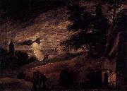 Dune Landscape by Moonlight Adriaen Brouwer